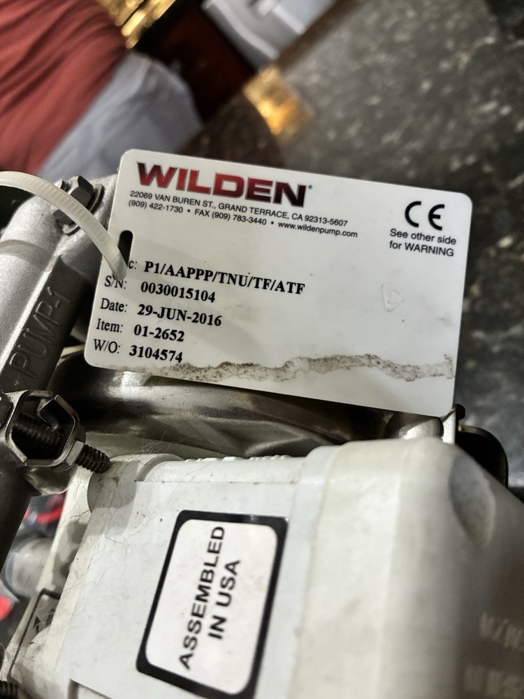 Wilden P1 Pump AAPPP/TNU/ATF