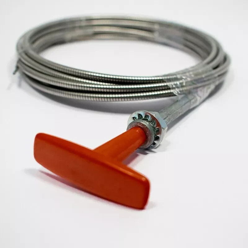 Engine Pull to Stop Fuel Choke Cable Wire Stainless Steel Tractor Digger 3000mm