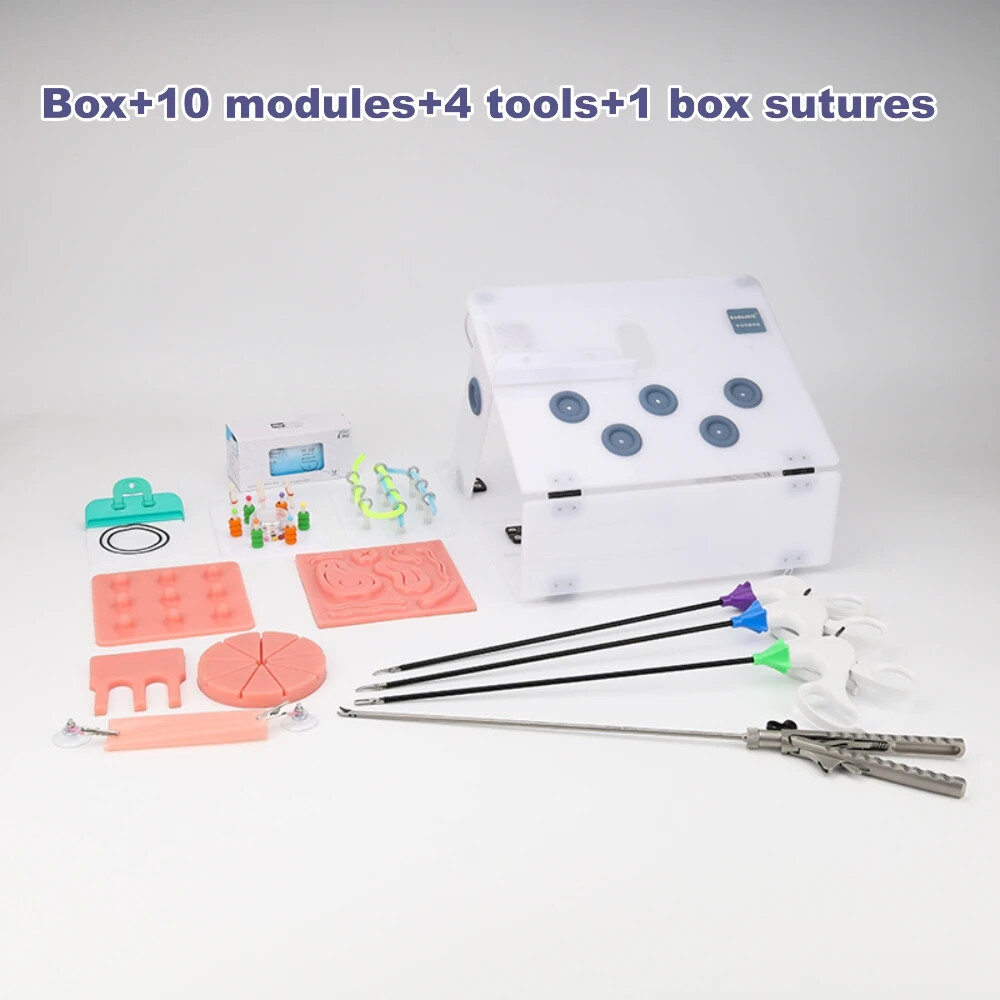 Laparoscopic Endotrainer Simulator Training Box Teaching Practice Equipment New