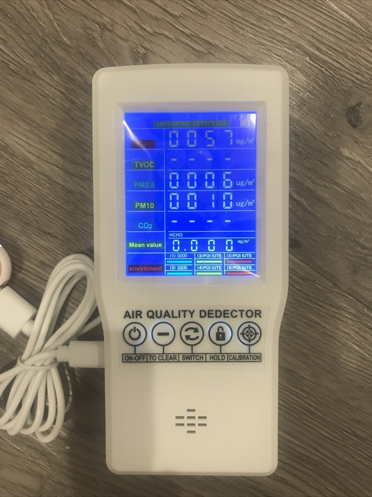 Anwick Air Quality Detector JSM-131-NEW. PROTECTOR SCREEN ATTACHED