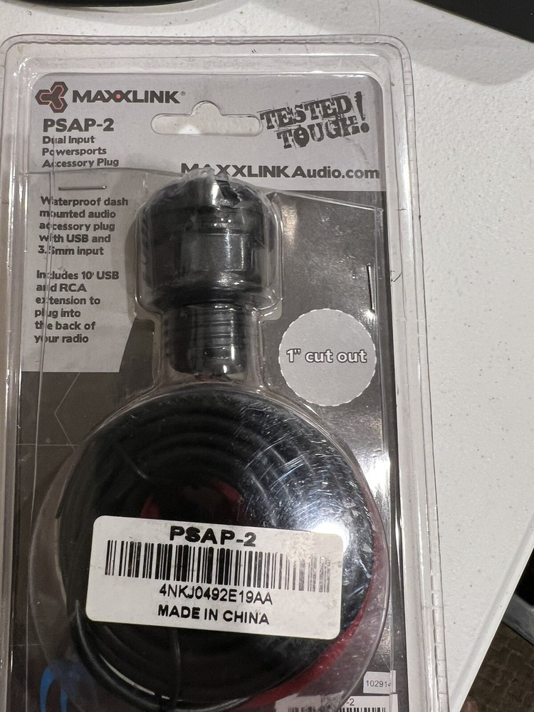 MB Quart PSAP-2 Waterproof dash mounted USB and 3.5mm input