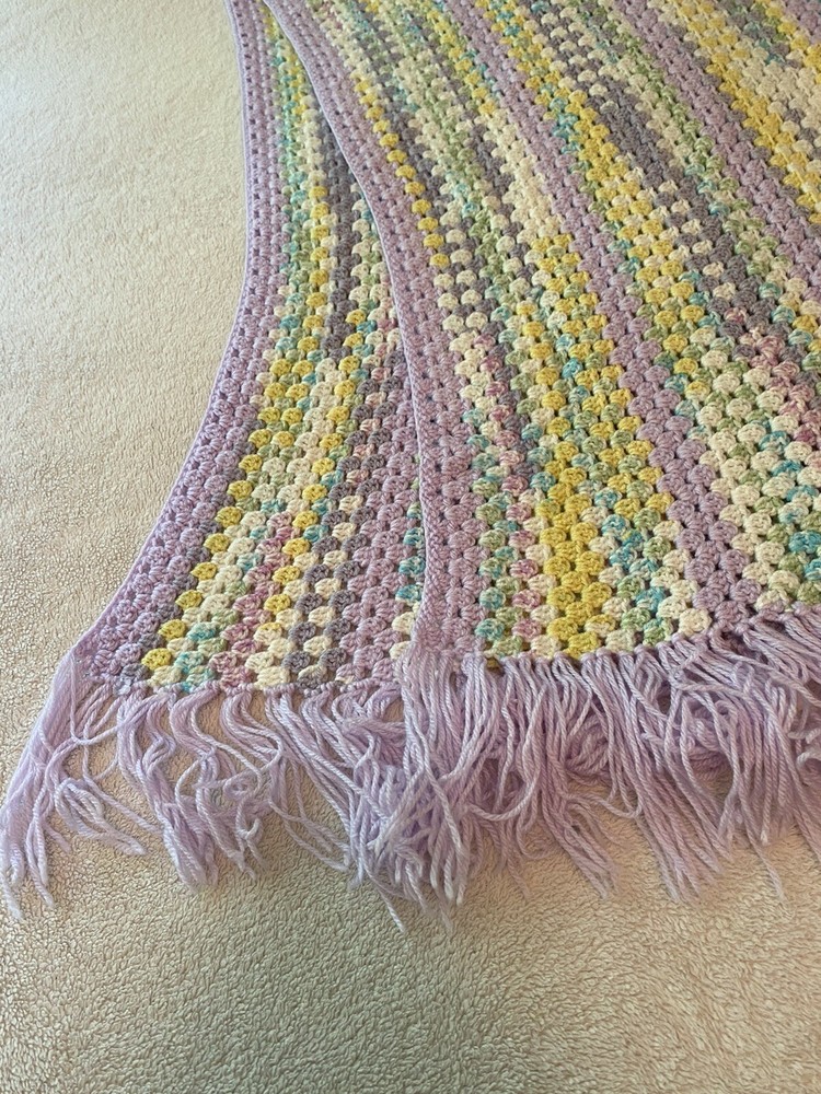 Handmade Afghan in Pastels