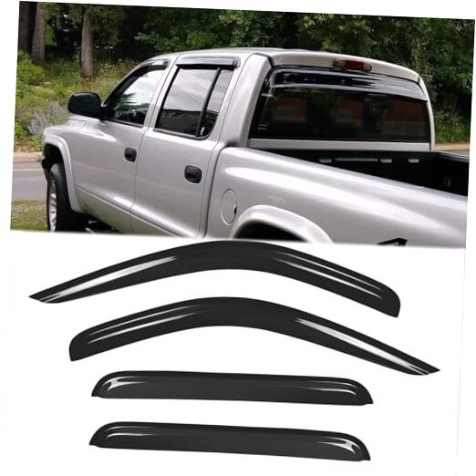 4pcs Original Shatterproof Rainproof Side Window Wind for Dodge 98-03 Durango