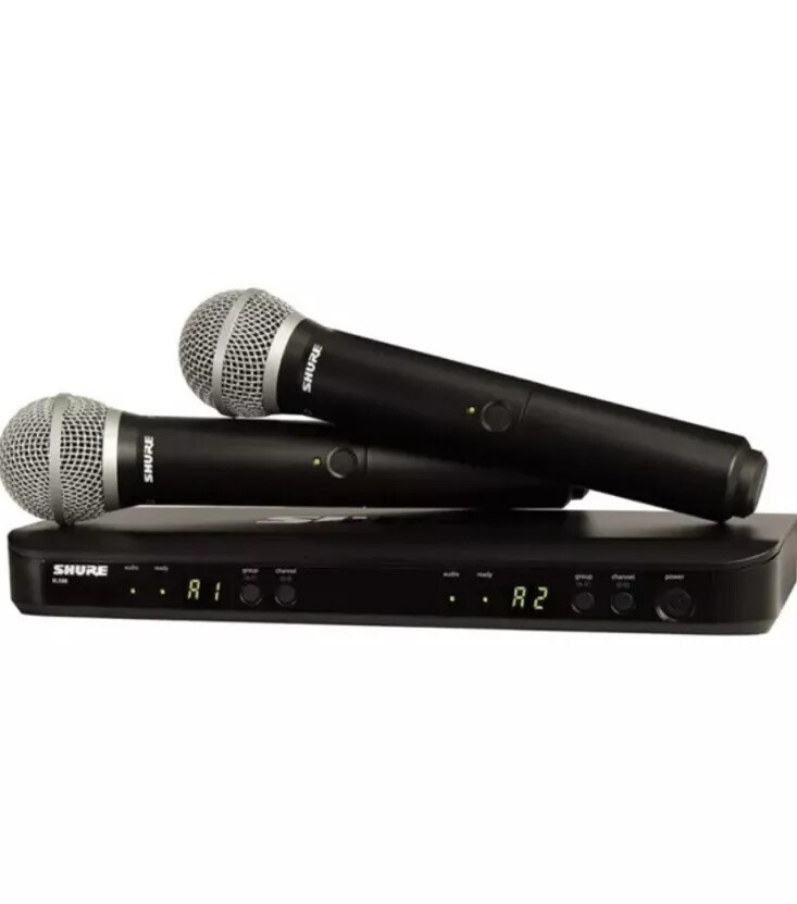NEW BLX288/PG58 For Handheld Wireless Microphone System with 2 Microphone