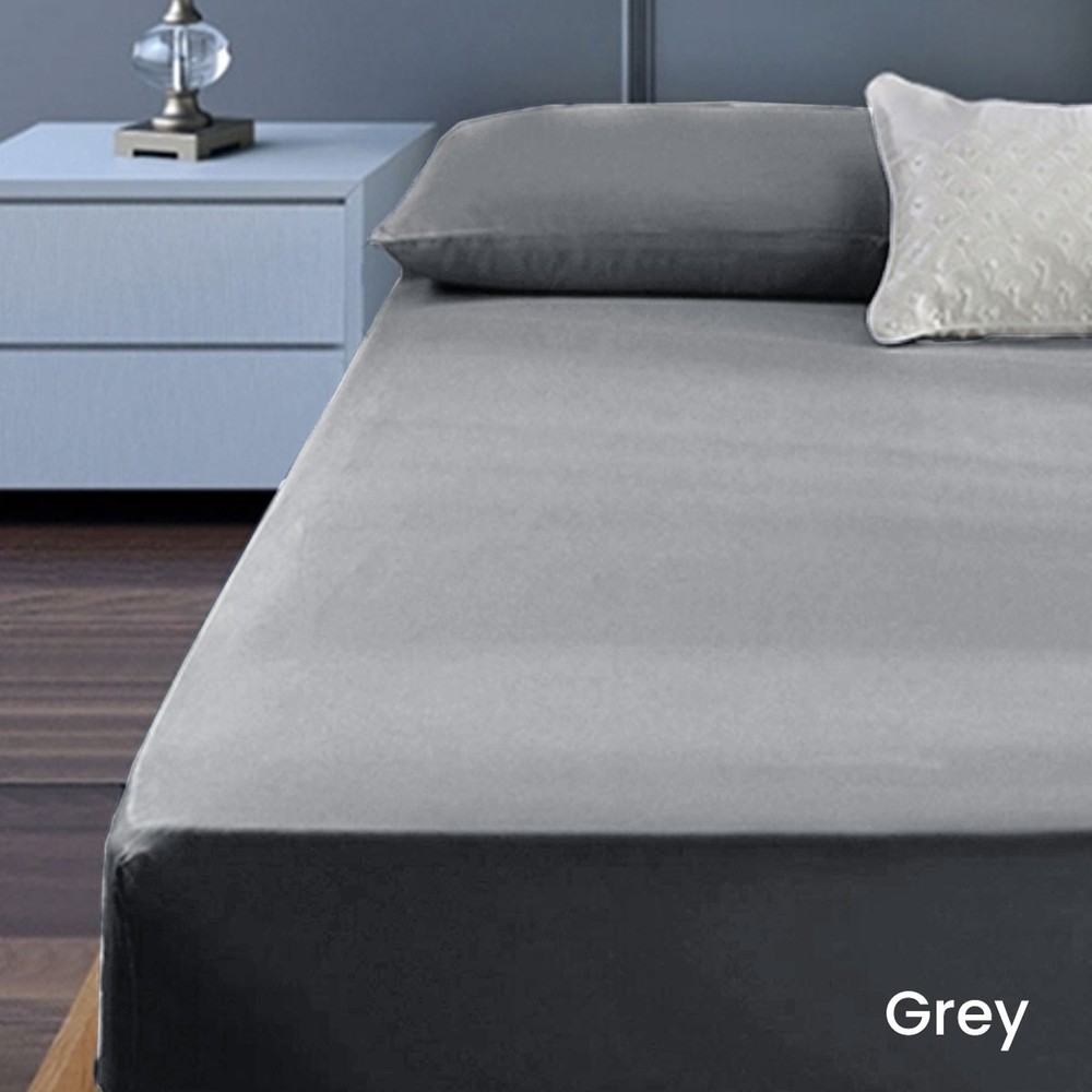 400TC Cotton Percale King Single Combo Set 50cm Wall