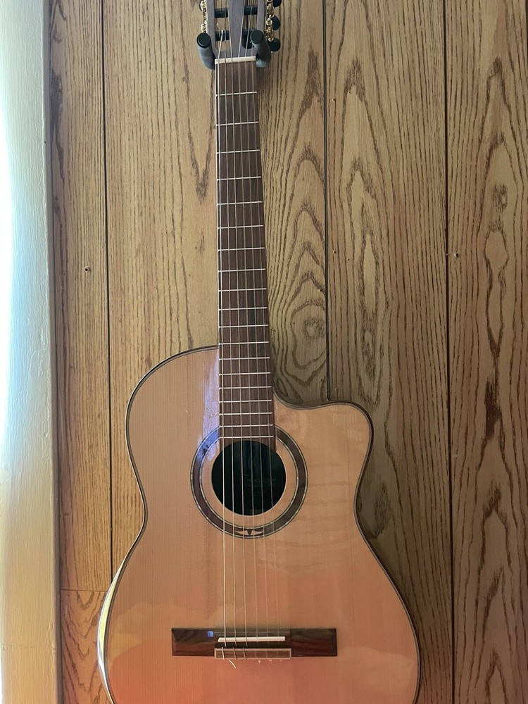 ortega striped suite c/e classical guitar