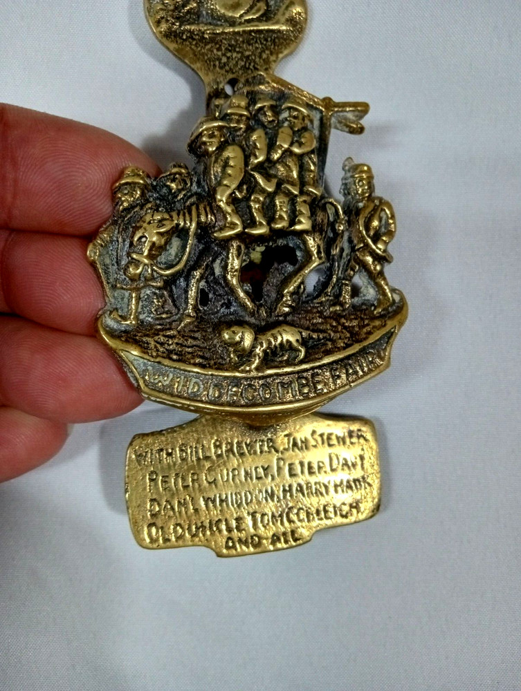 Vintage Widdecombe Fair Brass Door Knocker