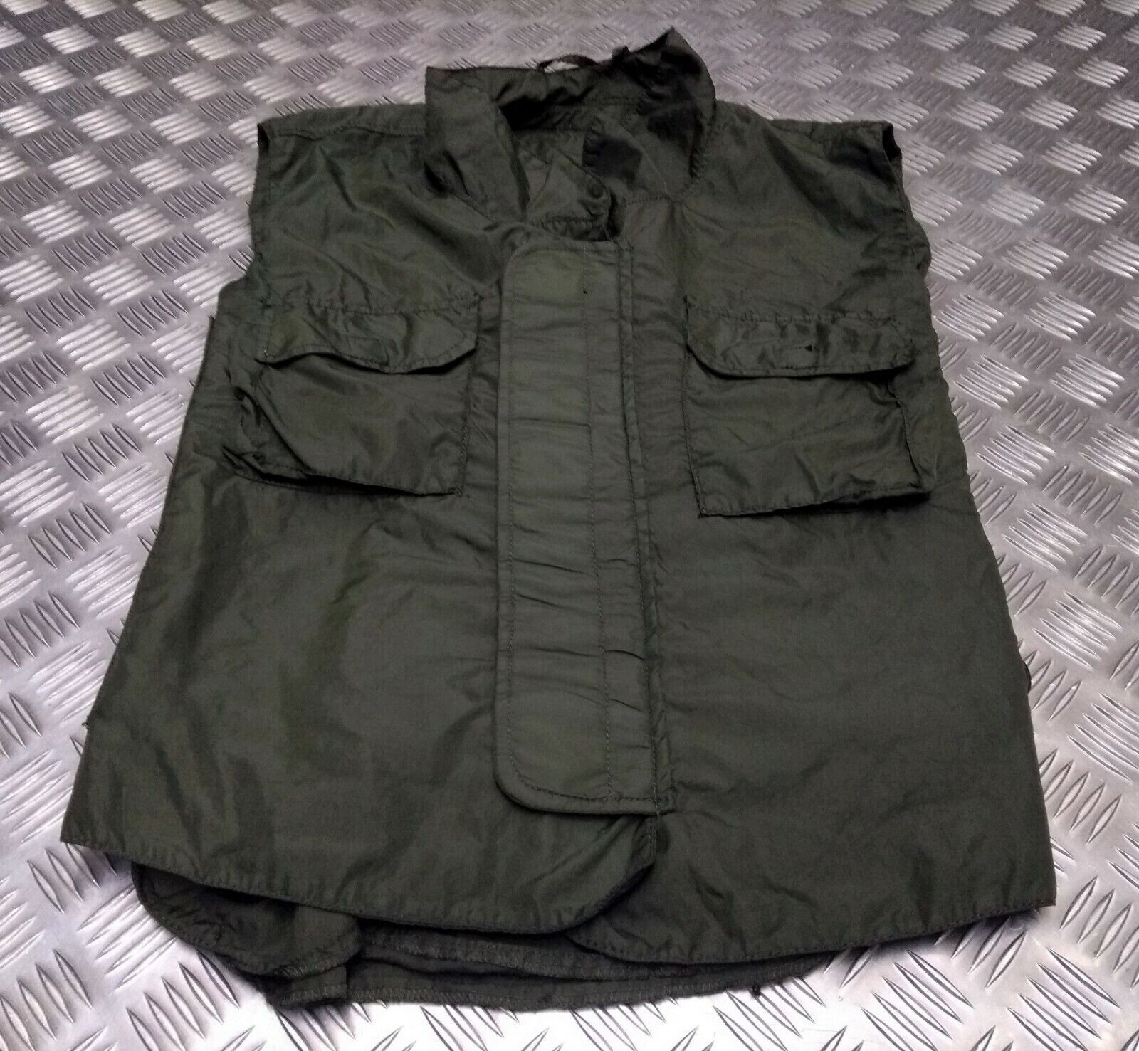 Genuine Military Issue 1980's IDF Flak Vest Cover Overdyed OD Green Airsoft