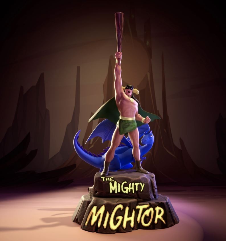 UNPAINTED Mighty Mightor Moby Dick 3D Printed Model Kit UW