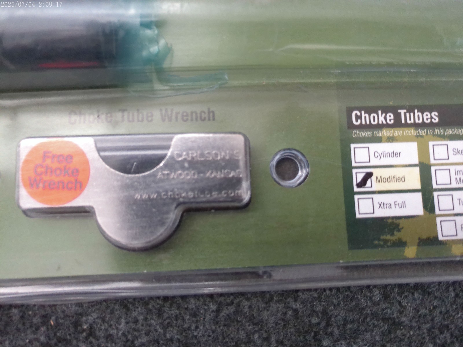 Benelli Nova Super Carlson 12GA 24 inch VR new shotgun barrel