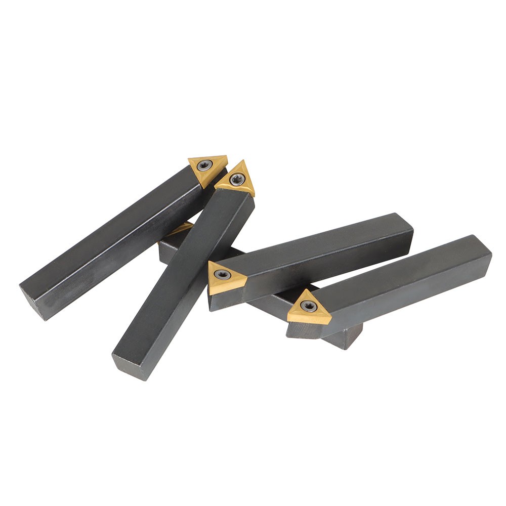 5 Pack 1/2" Carbide Indexable Turning Tool Lathe Tool Bit With Carbide Inserts