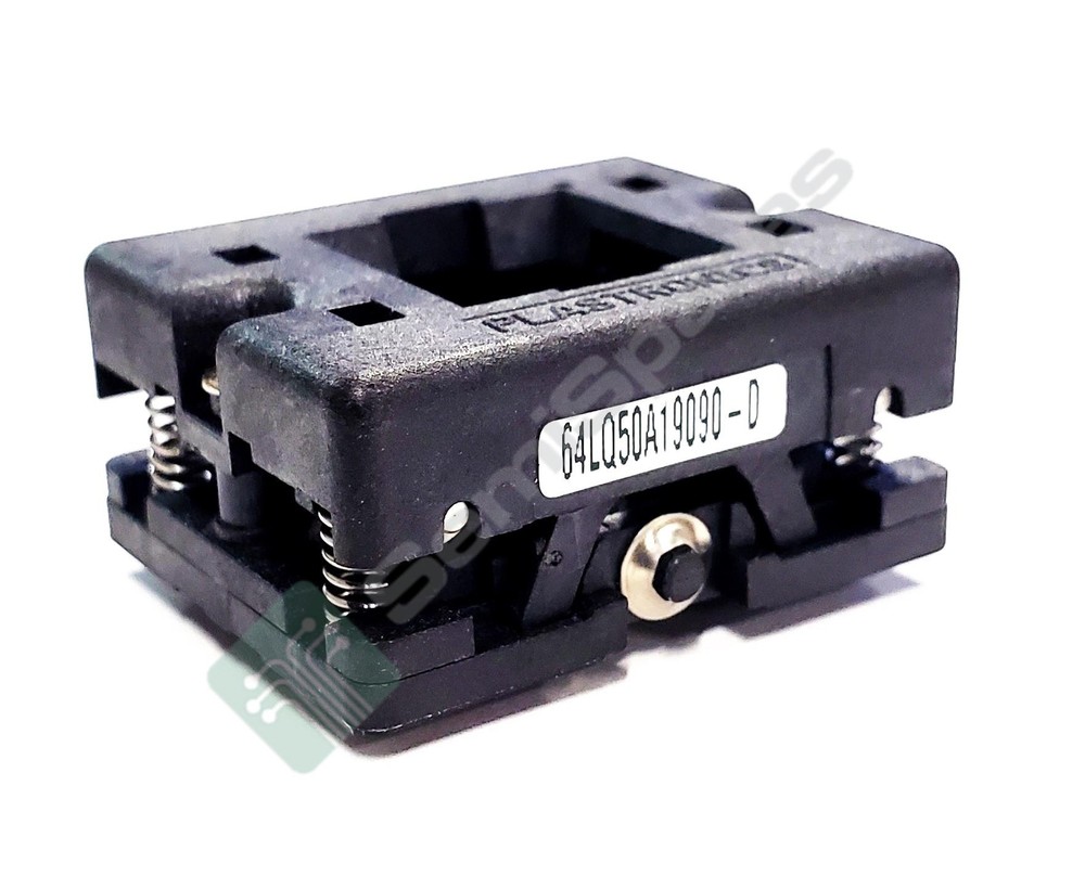 4 pcs. PLASTRONICS 64LQ50A19090-C IC INTERCONNECT SOCKET COMPONENT OPEN TOP