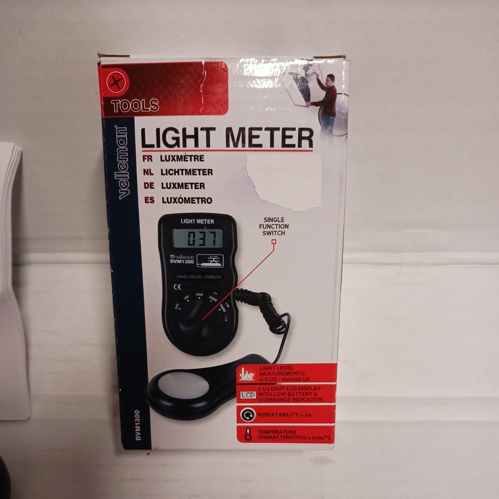 Velleman DVM1300 DIGITAL LIGHT METER