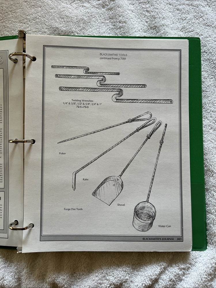 Blacksmith's Journal 1996 Complete Year Illustrated Techniques Set