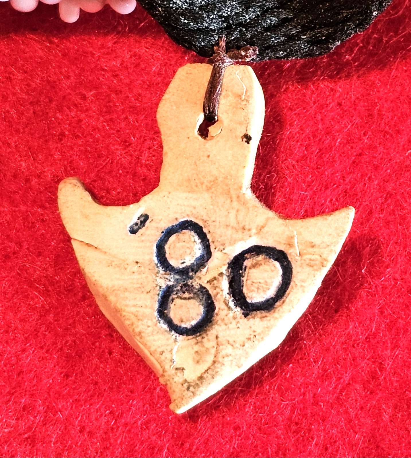 Ornate Cowire Shell Buffalo Tooth Necklace