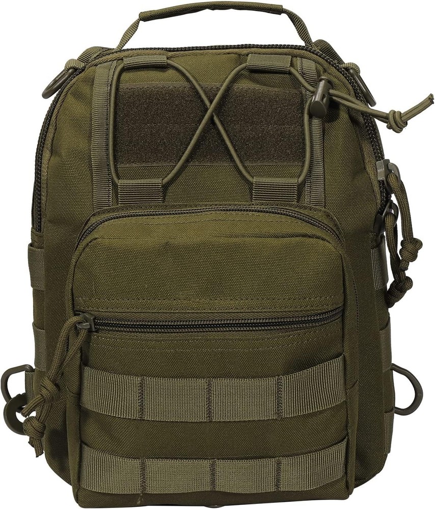 MOLLE-Compatible Tactical Satchel - Compact Waterproof Design for Essentials