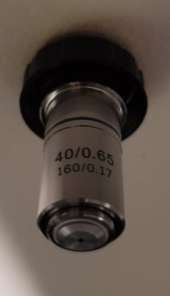 AMSCOPE 40X MICROSCOPE OBJECTIVE 40/0.65 160/0.17 *NEW OPEN BOX*