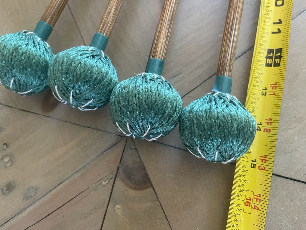 Vibraphone/Marimba Mallets (Medium Hard) Custom Made Set of 4