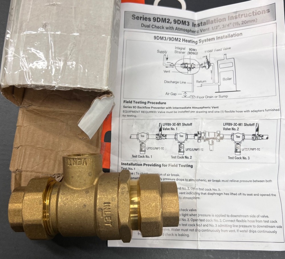 backflow preventer dual