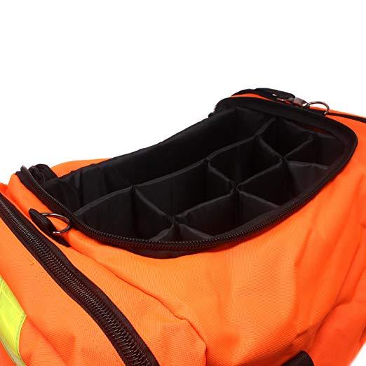 First Responder Paramedic Rescue EMT Trauma Bag Orange