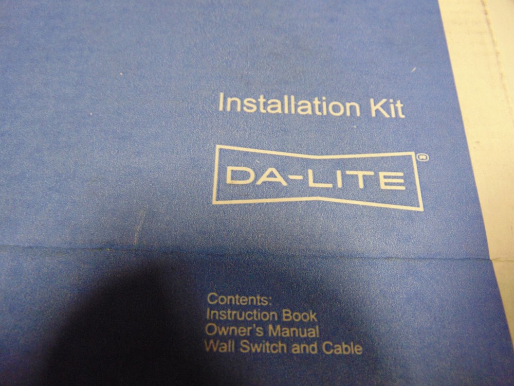 DA-Lite Advantage 119" Diagonal Powered Roll Down Projection Display Screen