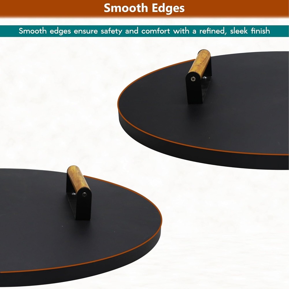 FEBTECH Outdoor Firepit Cover Round 22" - Carbon Steel Solid Fire Pit Lid