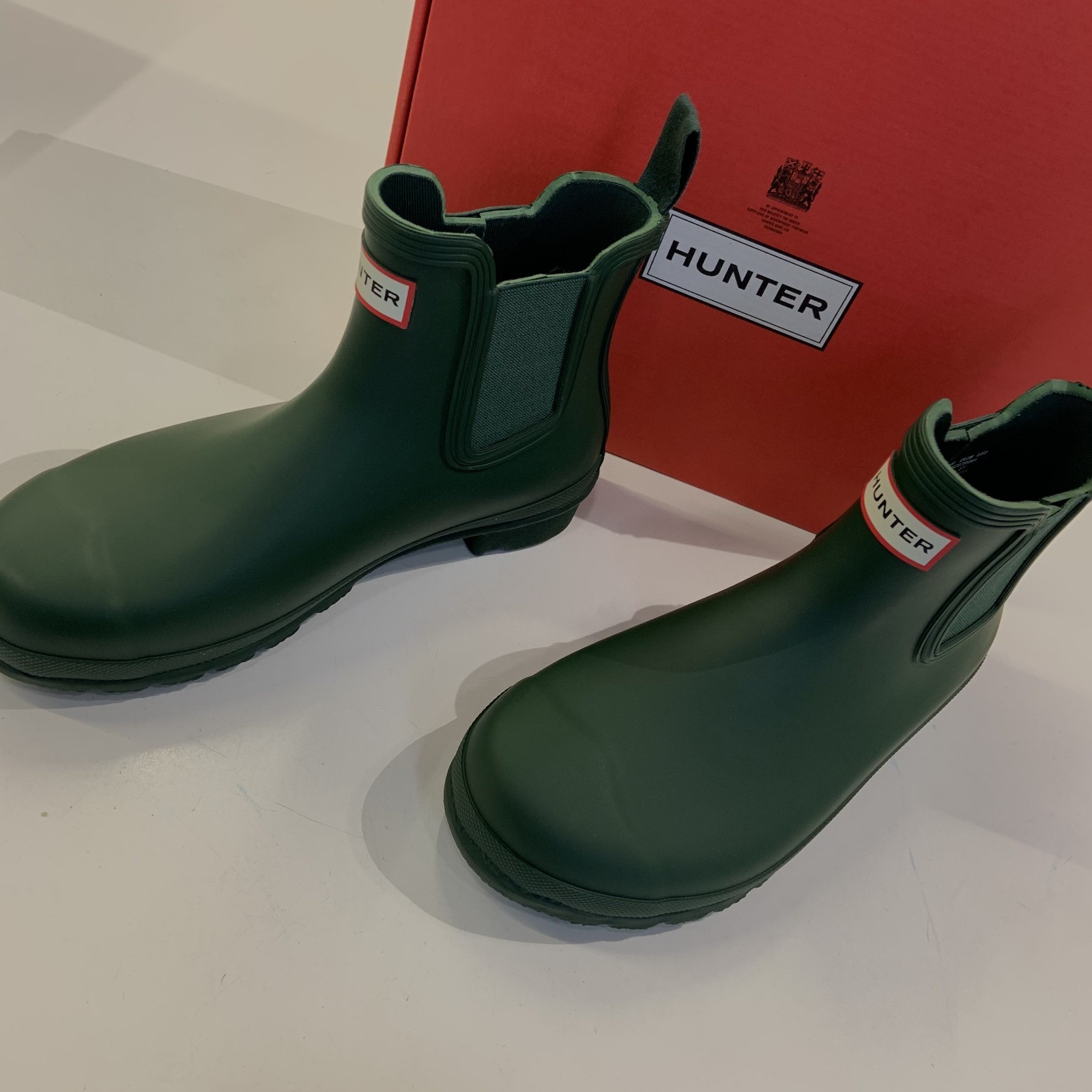 Hunter Womens Original Chelsea Waterproof Rain Ankle Boots