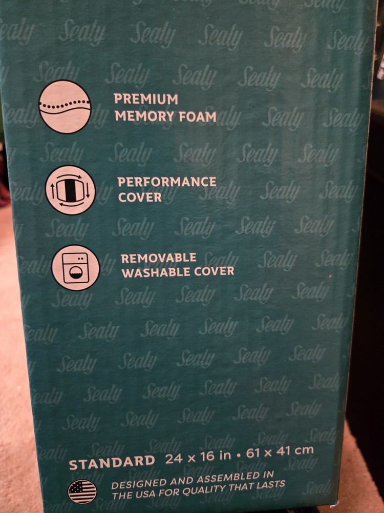 Sealy Conform Memory Foam Bed Pillow Standard