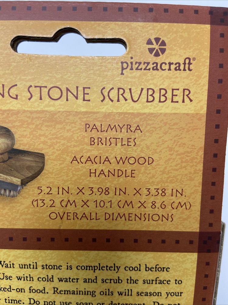 Pizzacraft Pizza Stone Scrubber Brush