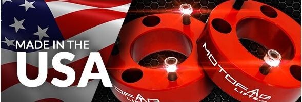 MotoFab Active ride control relocation brackets for leveling kit GMC Denali