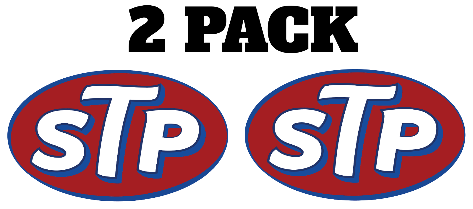 STP 2 OIL VINTAGE REPLICA 2 PK THE RACERS EDGE STICKERS DECALS MULTI SIZE