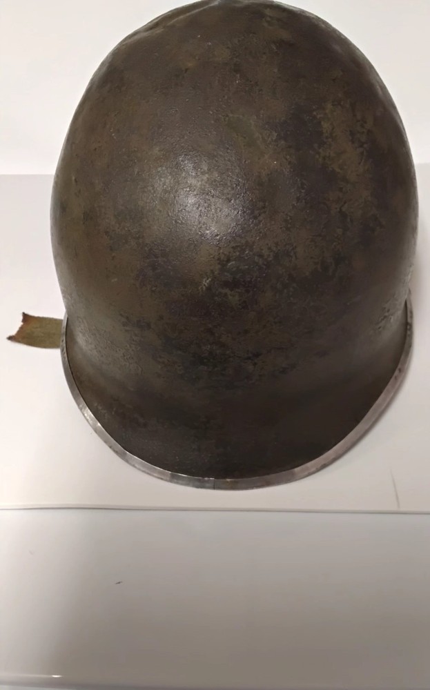 The object in the image is a U.S. M1 combat helmet shell