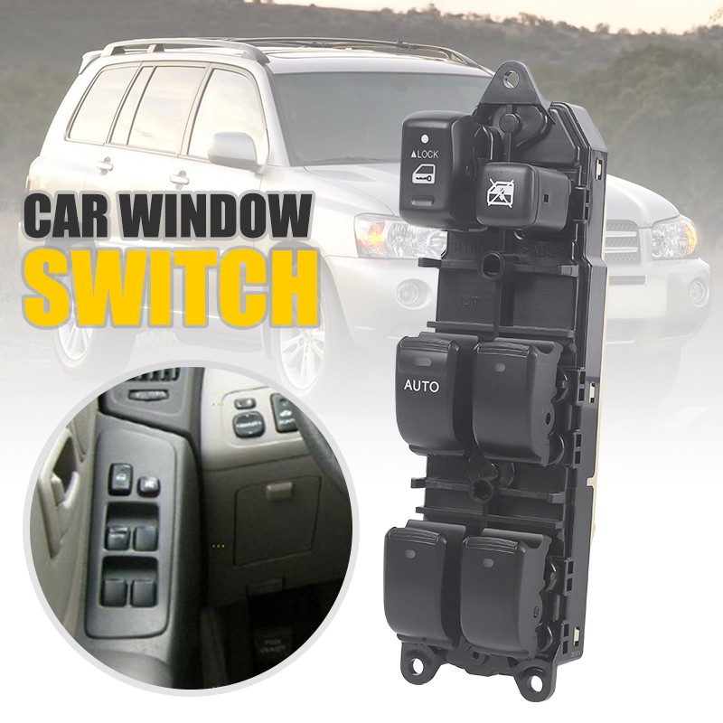 Left Driver Master Power Window Control Switch For Toyota Highlander 2001-2007