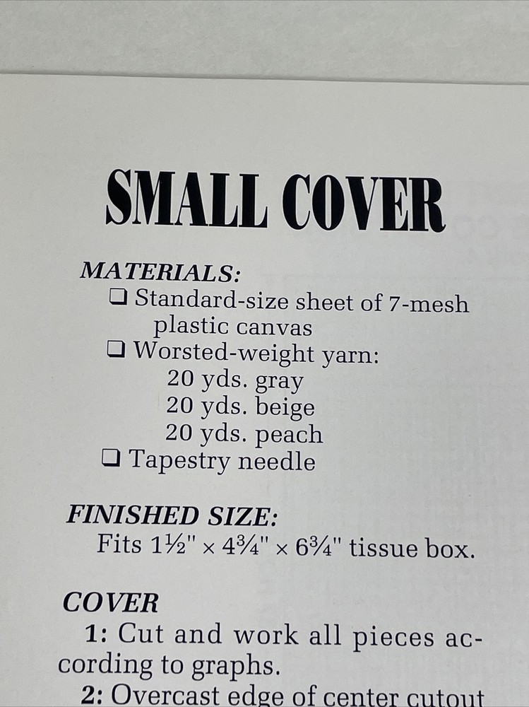 Aztec Tissue Covers 3 Sizes Annie's Plastic Canvas Pattern