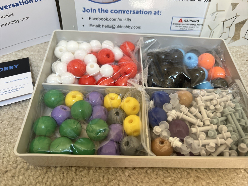 OLD NOBBY Molecular Model Kit (Learning Guide Included) NEW