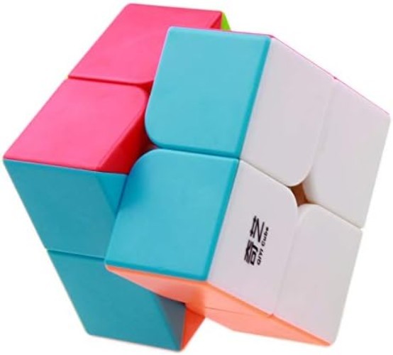 2x2 Cube 2x2x2 Speed Cube Stickerless Puzzle Cube Version