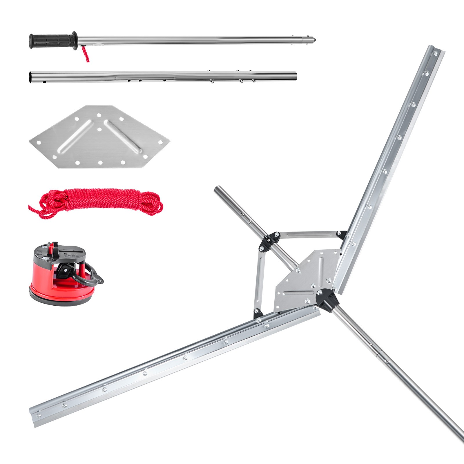 VEVOR Lake Weed Cutter Pond Aquatic Plant Cutting Tool with 62 in Max Cut Width