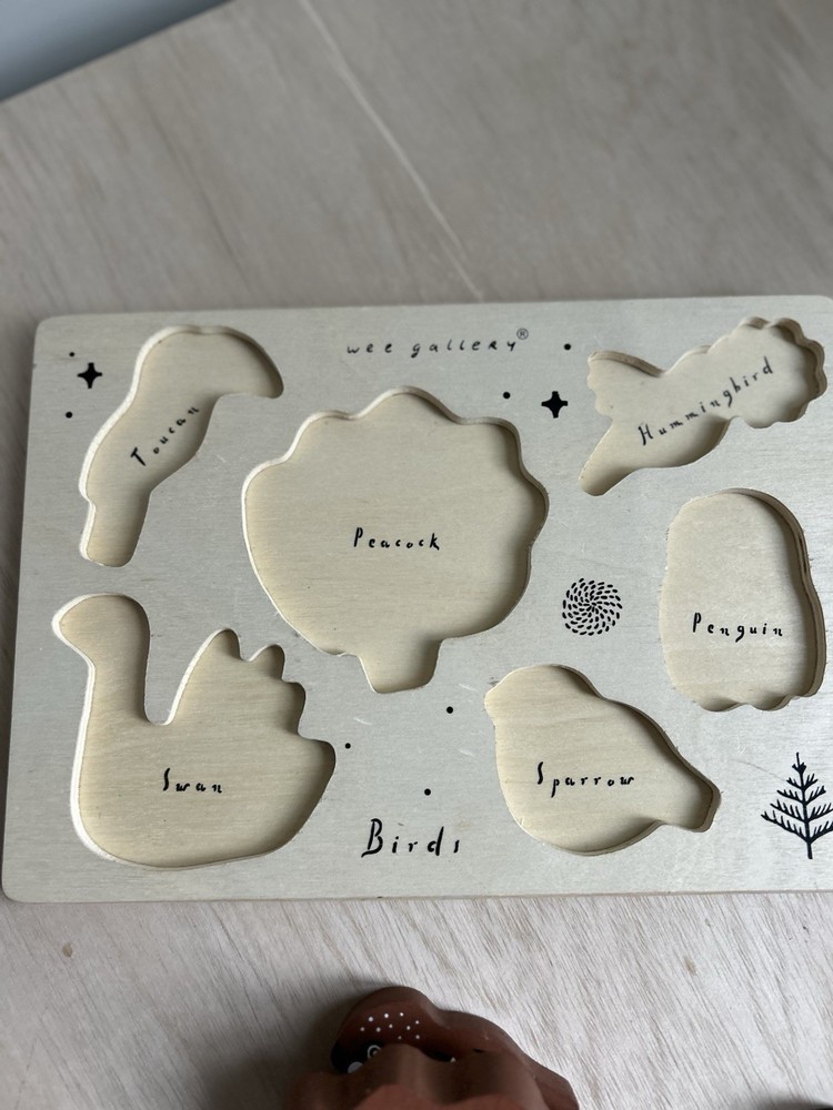 Wee Gallery Wooden Bird Puzzle