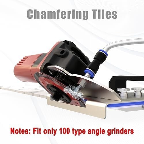 45 Degree Tile Chamfering Tool, Angle Grinder Stand for 45° Tile Cutting, Tile C