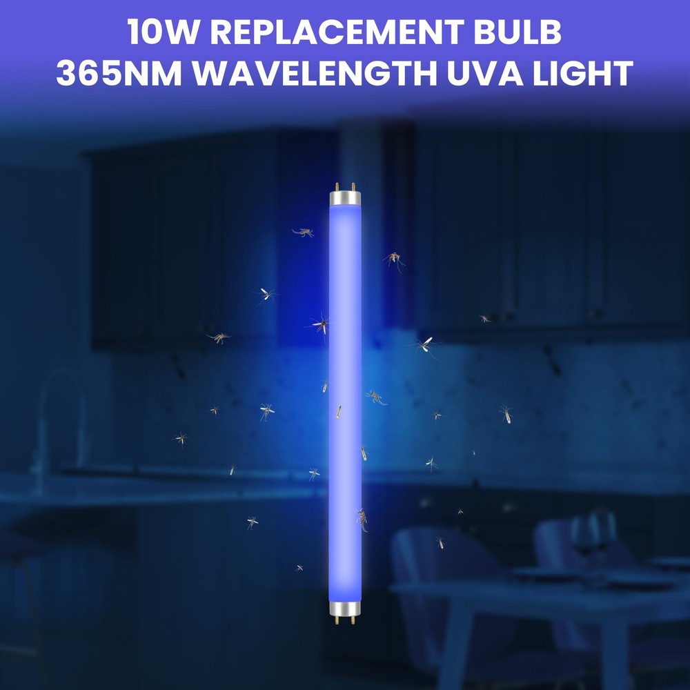 LiBa Bug Zapper Replacement Bulb Light Tube 10W for 20W Electronic Bug Zapper