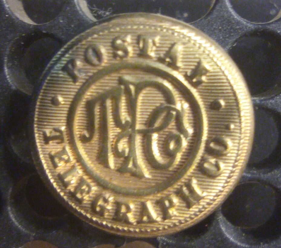 1880-1943 Postal Telegraph button