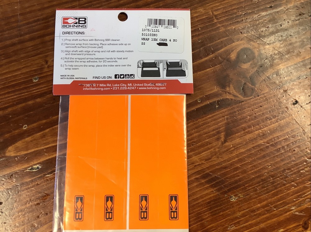 Bohning Arrow Wraps 4 Inch Extra Small 13. Pack
