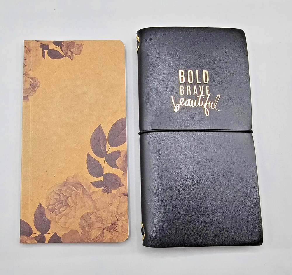 Heidi Swapp Memory Planner Bold Brave Beautiful Black with Additional Planner