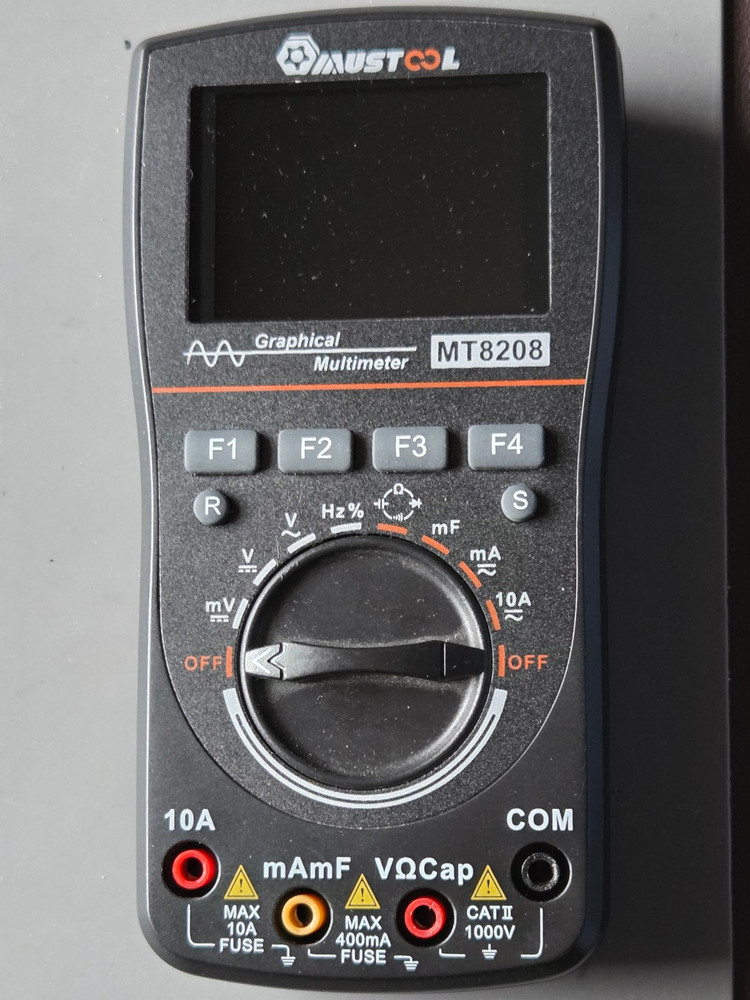 MT8208 Digital Oscilloscope Multimeter Tester