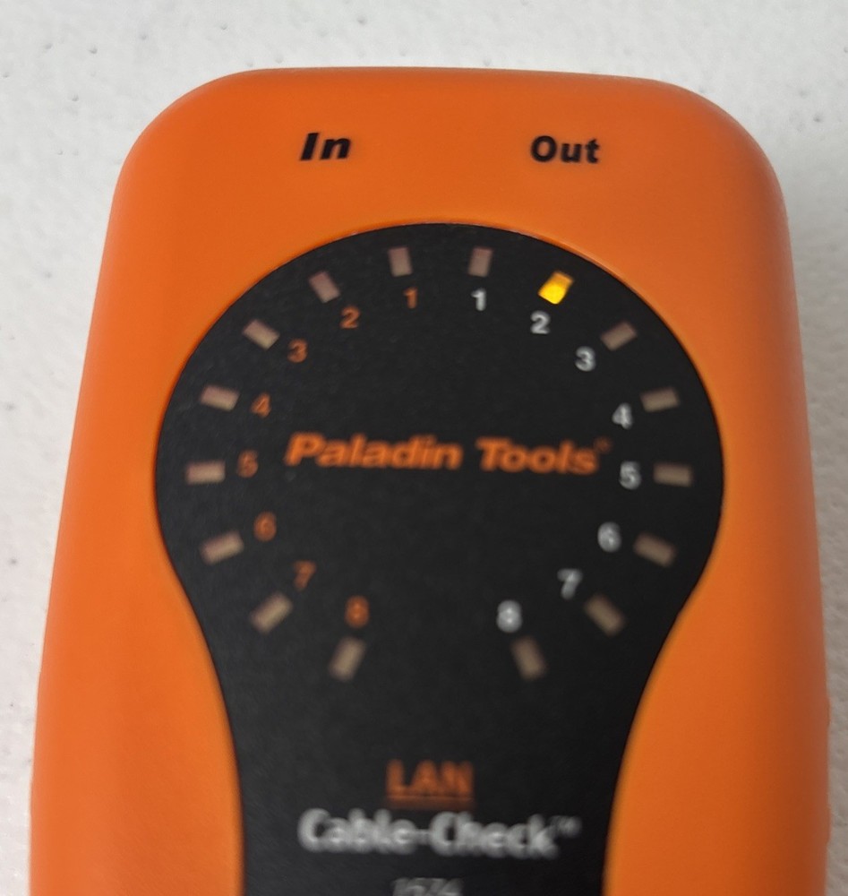 Paladin Tools 1574 LAN Cable-Check RJ45 Network Ethernet Cable Wire Tester