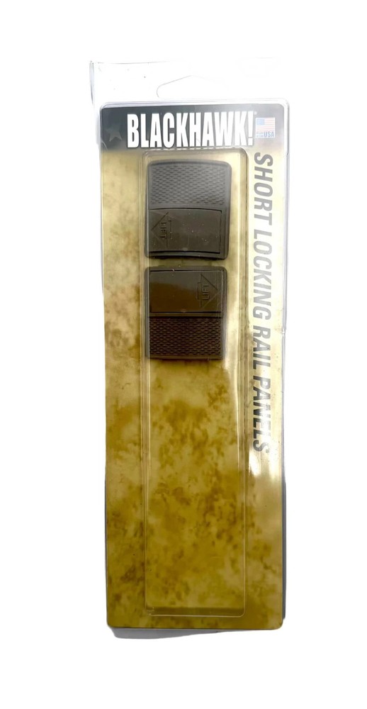 Blackhawk Short Locking Rail Panels - Dark Earth - 71RP02DK