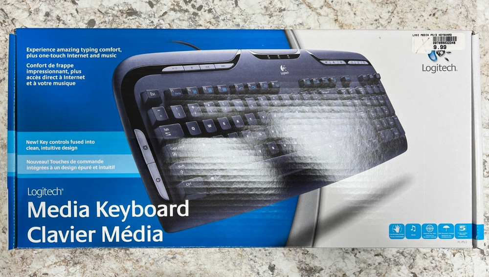 PS2 PS/2 Logitech Media Keyboard