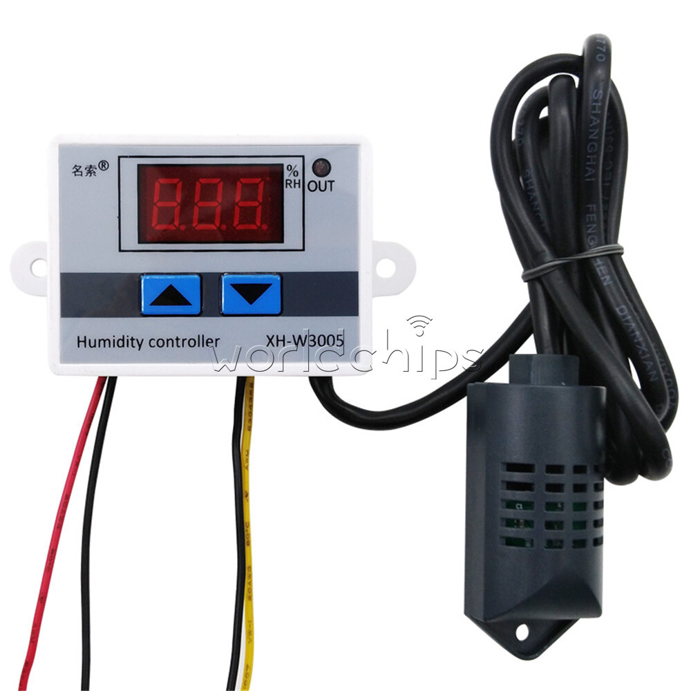 XH-W3005 AC 110V-220V Digital LED Humidity Controller Hygrometer Switch Sensor