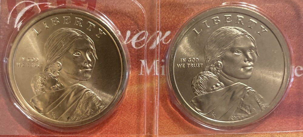 2009 P+D UNCIRCULATED SACAGAWEA DOLLAR From US Mint Sets
