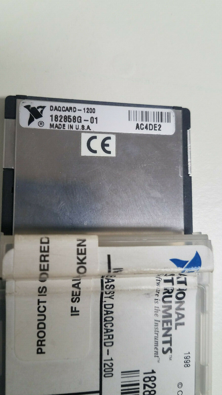 National Instruments PCMCIA DAQCard-1200 NI DAQ Card, Analog Input